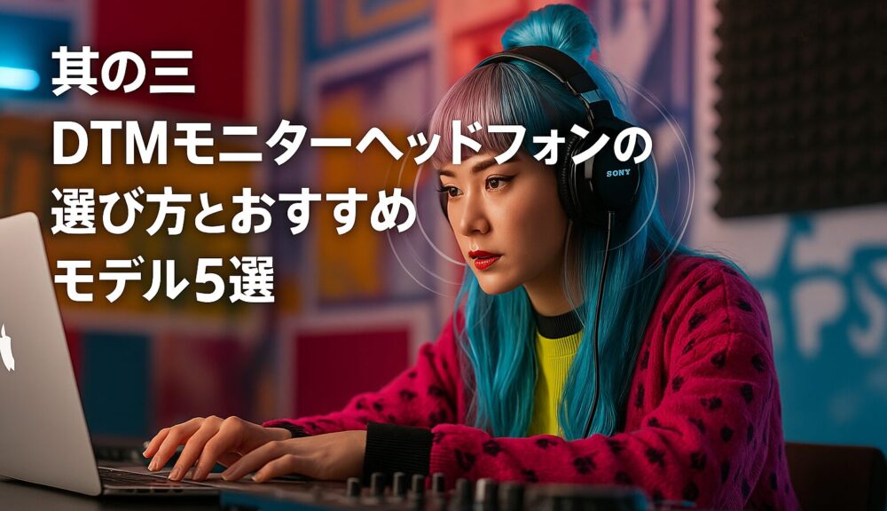 DTMモニターヘッドフォンの選び方とおすすめモデル5選